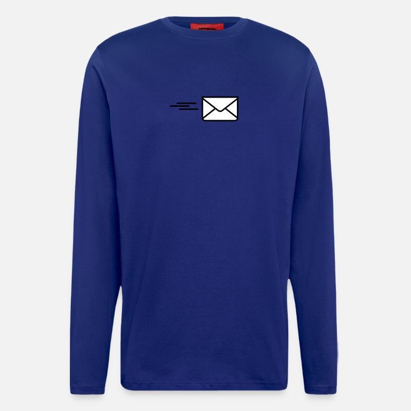 Senden Sie einen Logo-Brief - Langarmshirt - made by SPREAD  - Iconic Blue