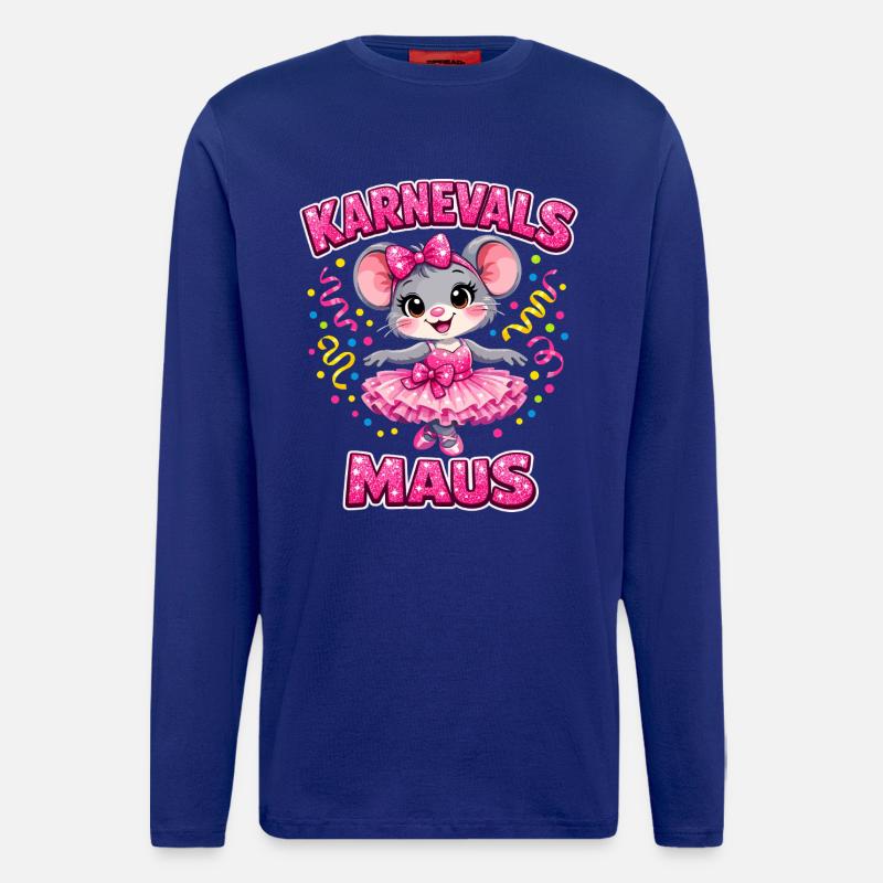 Carnival Mouse Carnival Confetti Gift - Longsleeve - made by SPREAD  - Iconic Blue