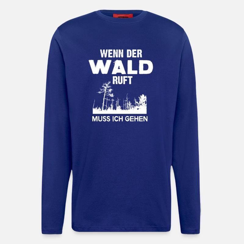 Wald - Langarmshirt - made by SPREAD  - Iconic Blue