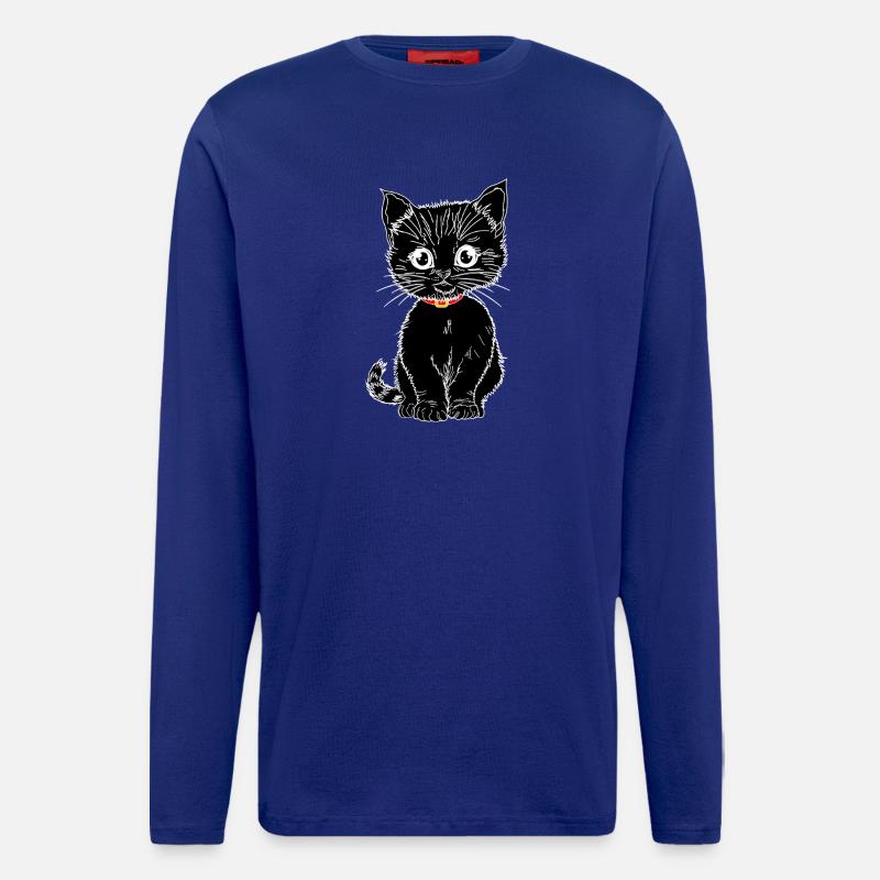 schwarz - Langarmshirt - made by SPREAD - Iconic Blue