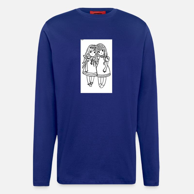 Mädchenduo - Langarmshirt - made by SPREAD  - Iconic Blue
