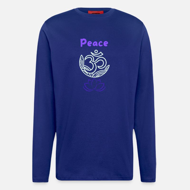Peace - Langarmshirt - made by SPREAD  - Iconic Blue