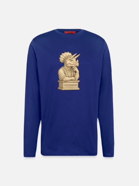 Stoiceratops - Longsleeve - made by SPREAD - Iconic Blue