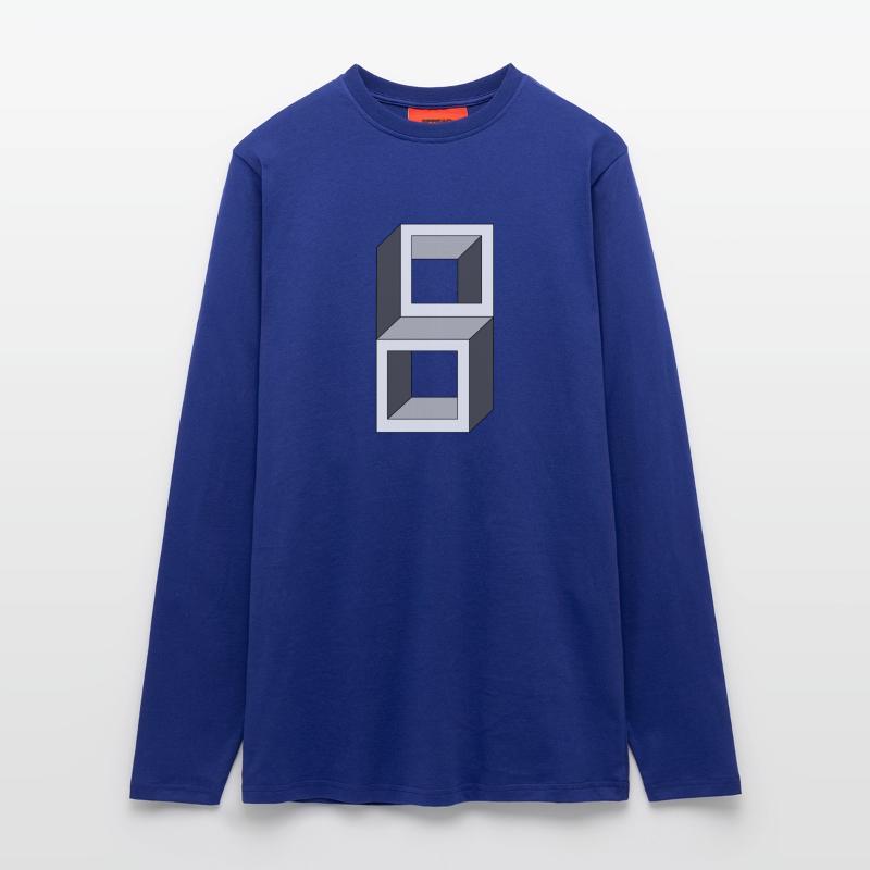 Grayscale Cube Frames Longsleeve - made by SPREAD 