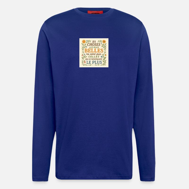 The most beautiful things - Longsleeve - made by SPREAD  - Iconic Blue
