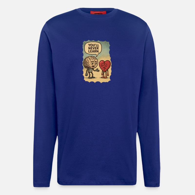 Heart over Head - Langarmshirt - made by SPREAD  - Iconic Blue