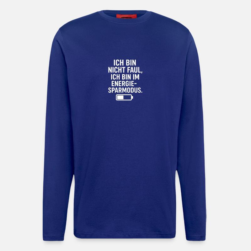 I'm in power saving mode - Longsleeve - made by SPREAD  - Iconic Blue