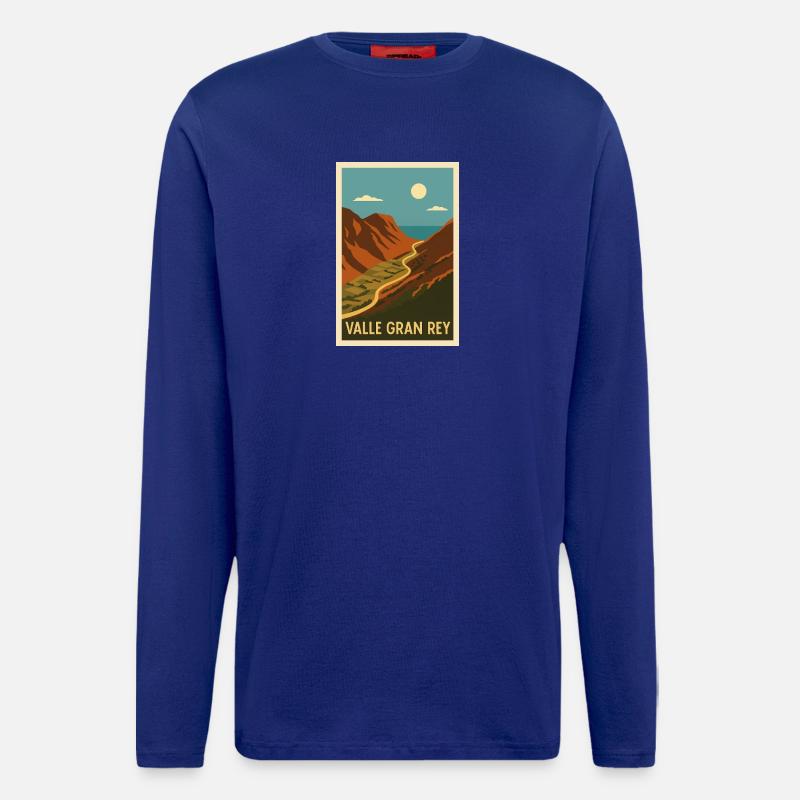 Valle Gran Rey - Langarmshirt - made by SPREAD  - Iconic Blue