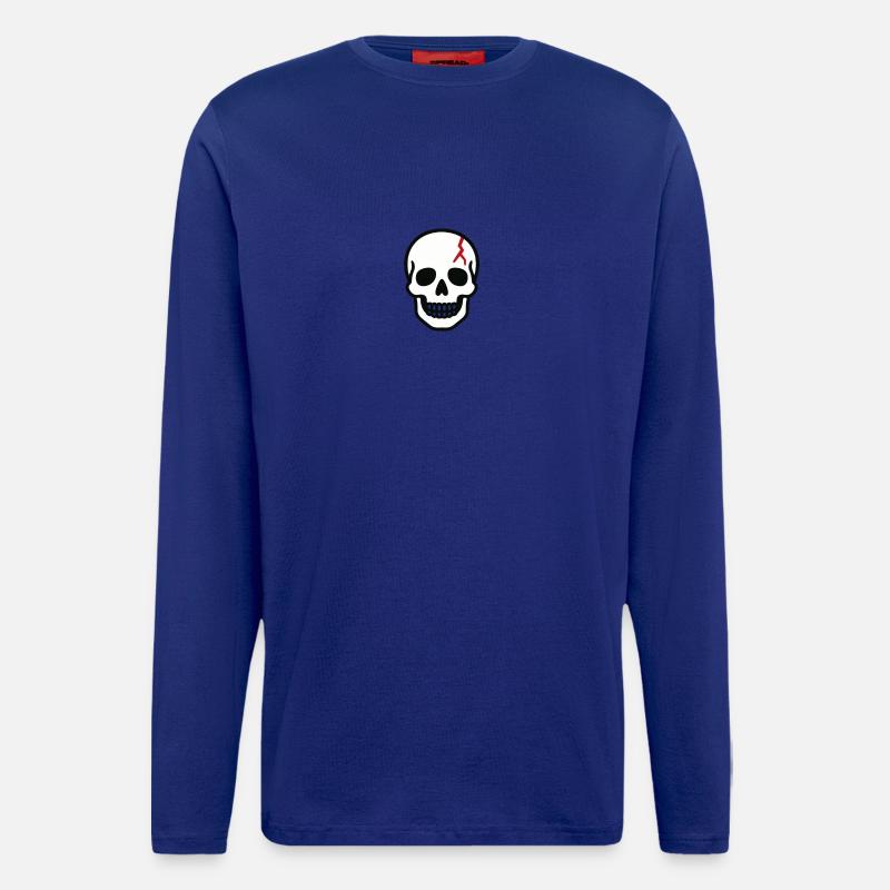 teschio_anatomico - Langarmshirt - made by SPREAD  - Iconic Blue