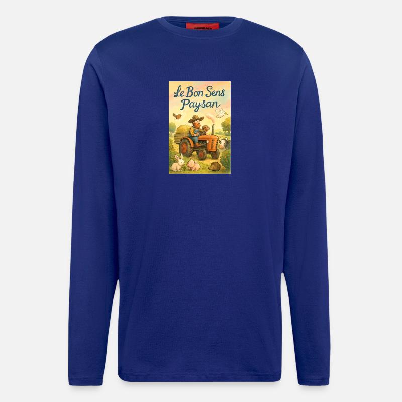 Peasant common sense - Longsleeve - made by SPREAD  - Iconic Blue