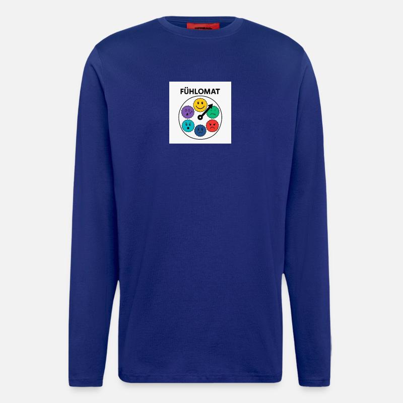 Fühlomat Stimmungsuhr - Langarmshirt - made by SPREAD  - Iconic Blue