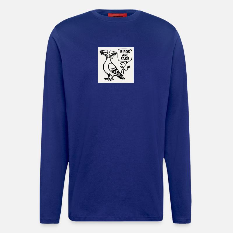VÖGEL SIND GEFÄLSCHT - Langarmshirt - made by SPREAD  - Iconic Blue