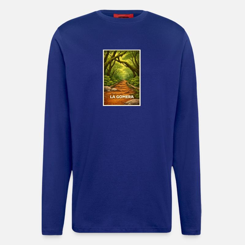 Laurel Forest Gomera - Longsleeve - made by SPREAD  - Iconic Blue