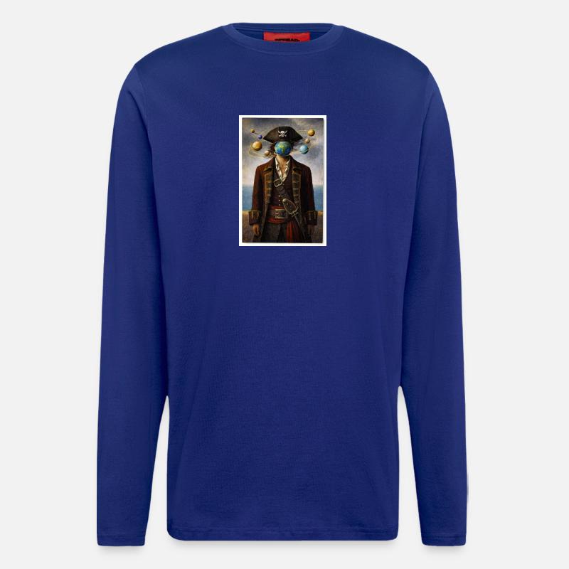 Cosmic Pirate Portrait - Longsleeve - made by SPREAD - Iconic Blue