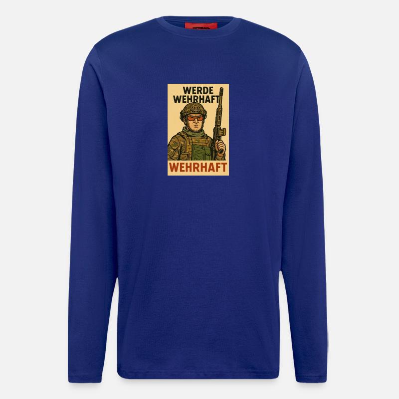 Wehrhaft - Langarmshirt - made by SPREAD  - Iconic Blue