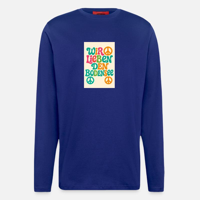 We love Lake Constance - Longsleeve - made by SPREAD  - Iconic Blue