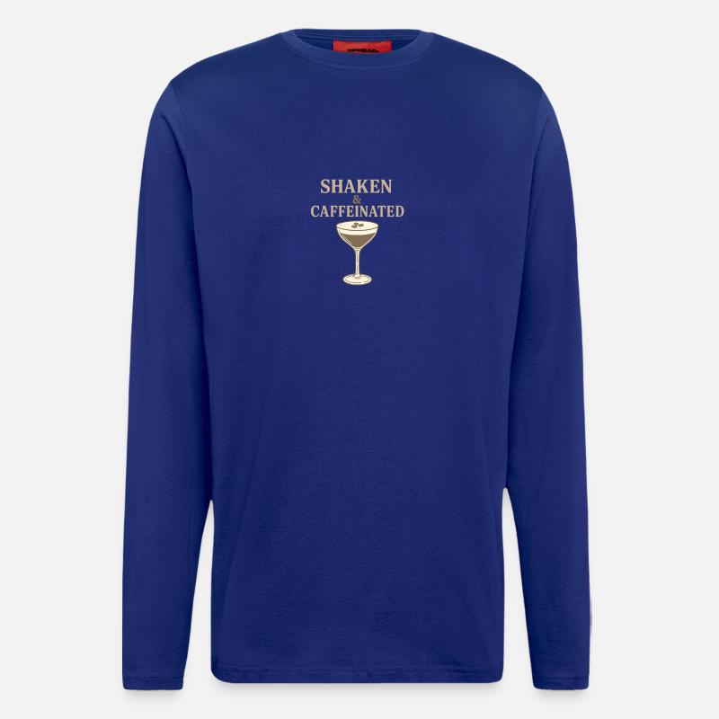 Shaken & Caffeinated - Langarmshirt - made by SPREAD  - Iconic Blue