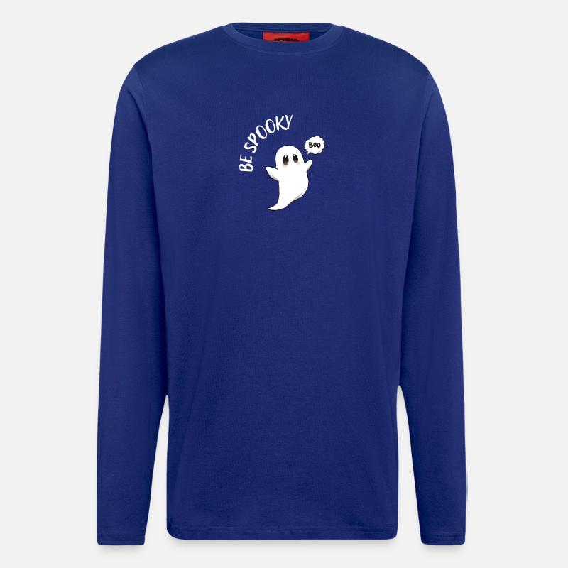 Spukgeist Boo Motiv - Langarmshirt - made by SPREAD - Iconic Blue