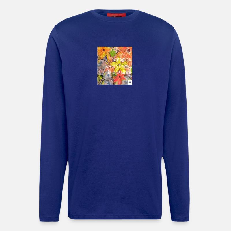 imagine everything is possible I statementstyle - Longsleeve - made by SPREAD - Iconic Blue