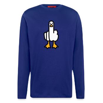 Statement Gans - Langarmshirt - made by SPREAD  - Iconic Blue - Vorne