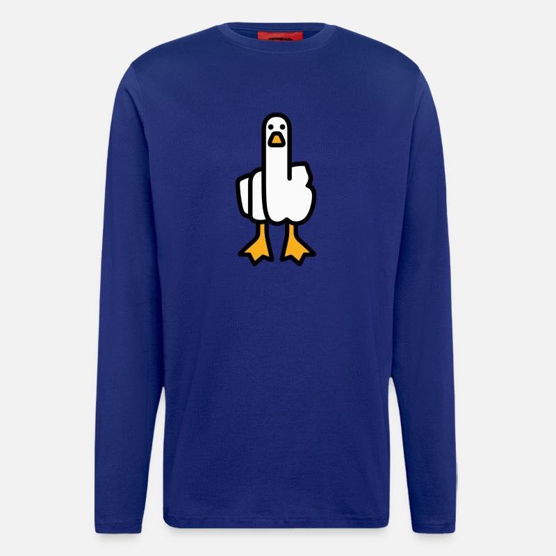 Statement Goose - Longsleeve - made by SPREAD  - Iconic Blue