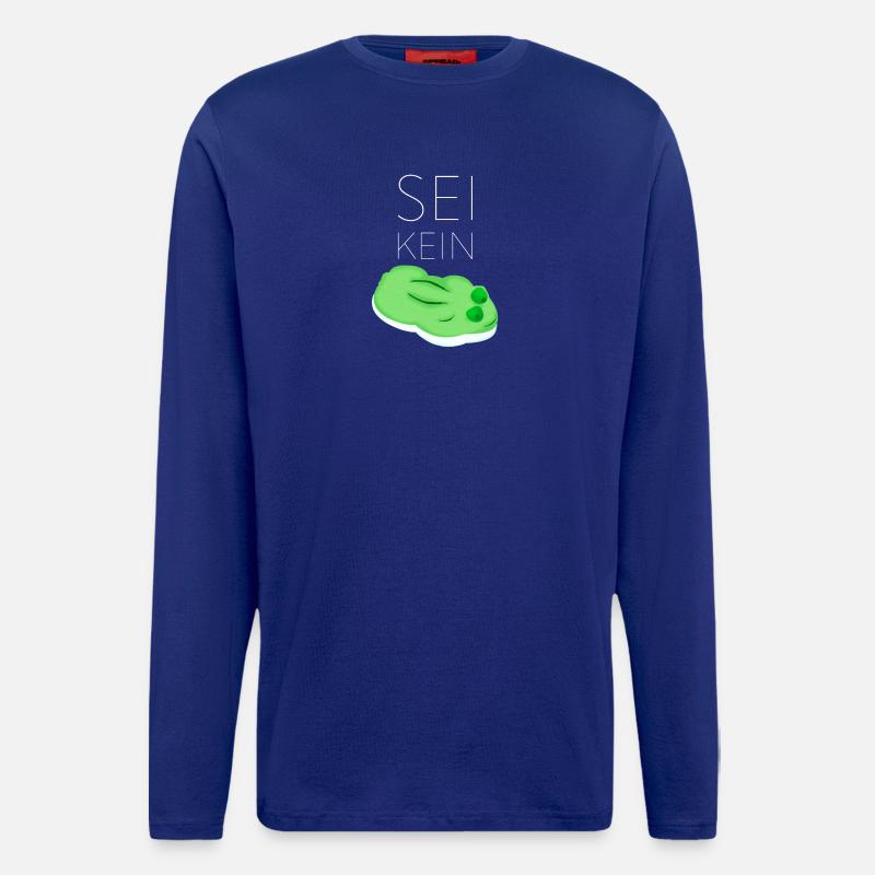 Sei kein Frosch Comic - Langarmshirt - made by SPREAD - Iconic Blue