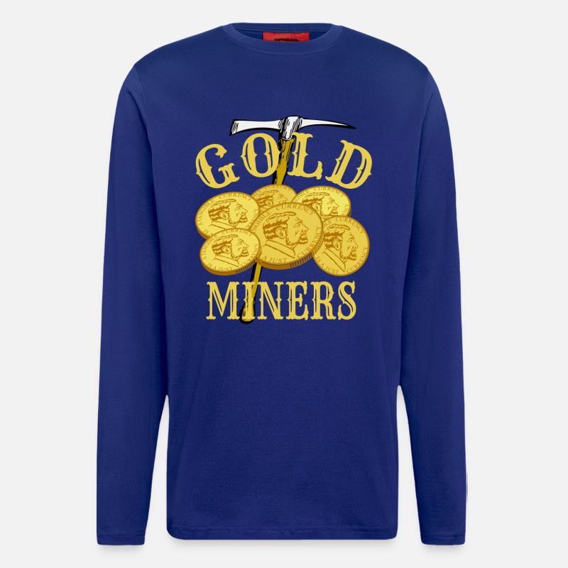 Goldgräber - Langarmshirt - made by SPREAD  - Iconic Blue