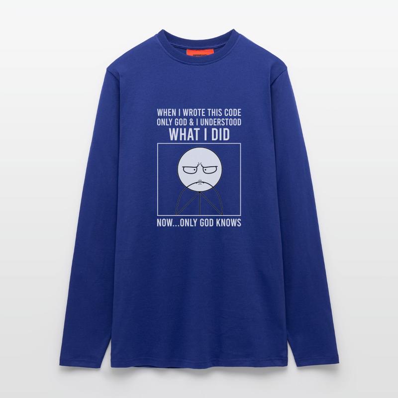 Programmierer Informatiker Softwareentwickler Meme Langarmshirt - made by SPREAD 