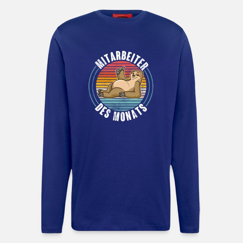 Mitarbeiter Des Monats - Langarmshirt - made by SPREAD  - Iconic Blue