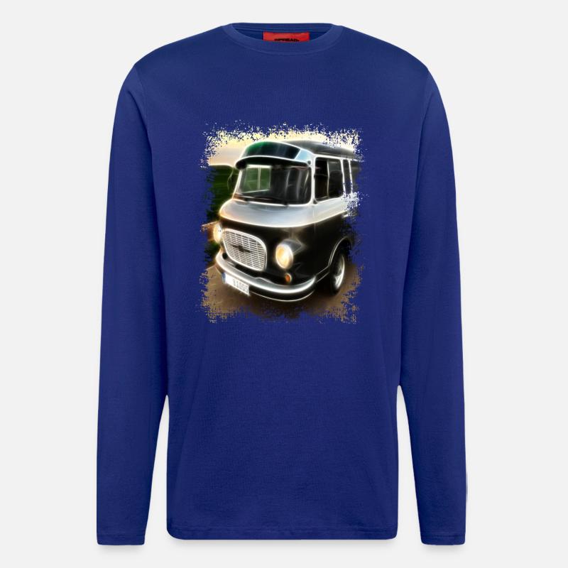 Barkas | GDR | Transporter | Ostalgia - Longsleeve - made by SPREAD - Iconic Blue