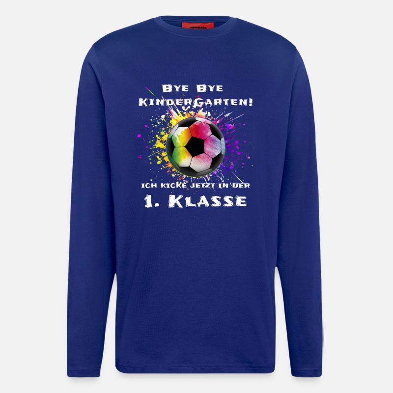 Fußball 1. Klasse - Langarmshirt - made by SPREAD - Iconic Blue