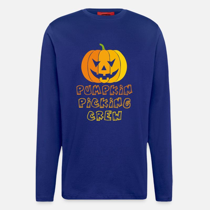 Pumpkin picking crew - Langarmshirt - made by SPREAD  - Iconic Blue
