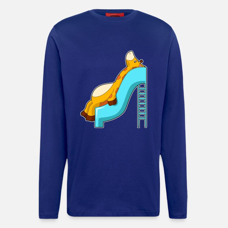 Giraffe Slide - Longsleeve - made by SPREAD - Iconic Blue
