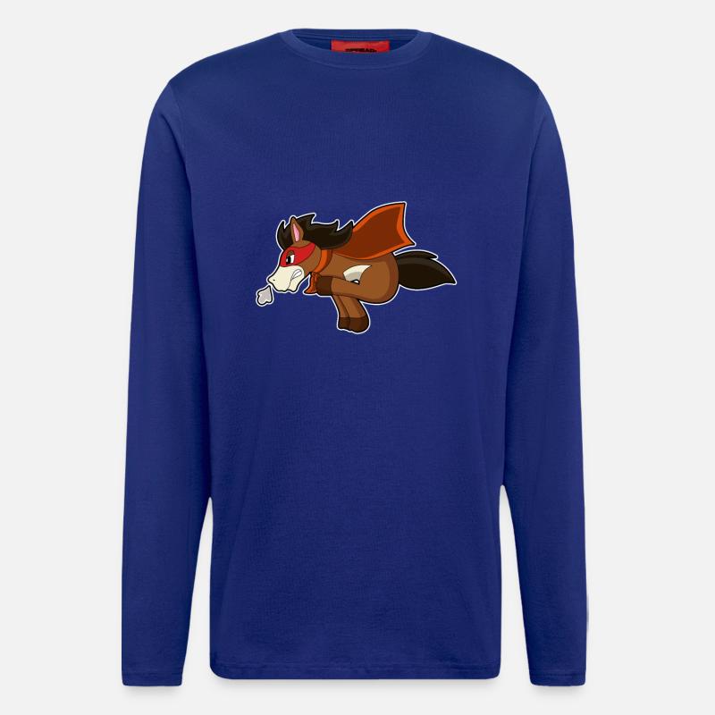 Pferd Held - Langarmshirt - made by SPREAD  - Iconic Blue