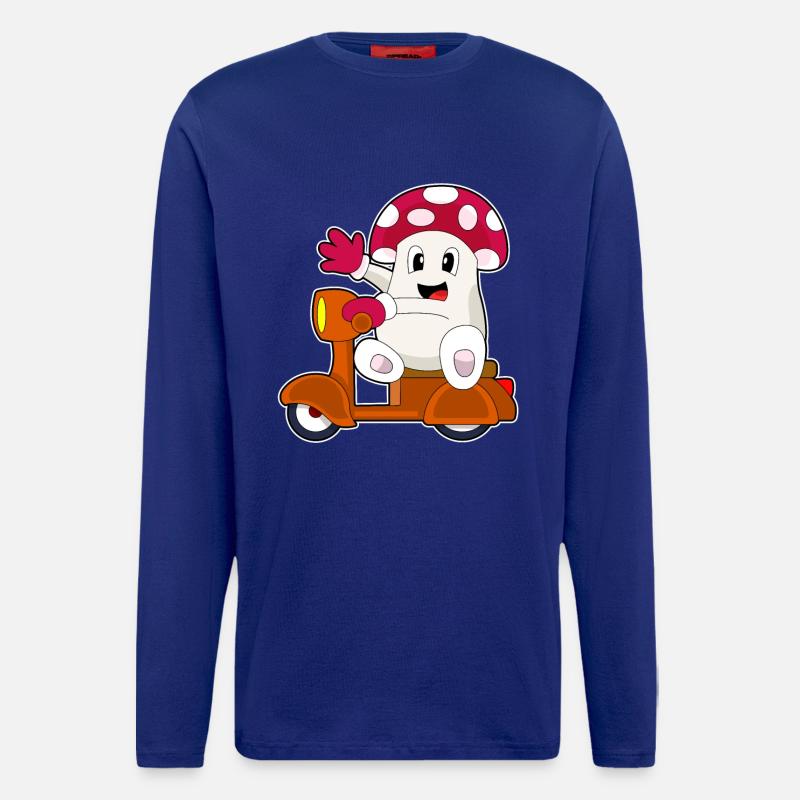 Pilz Motorroller - Langarmshirt - made by SPREAD - Iconic Blue