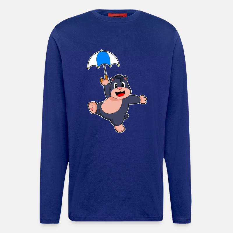 Mole Umbrella - Longsleeve - made by SPREAD - Iconic Blue