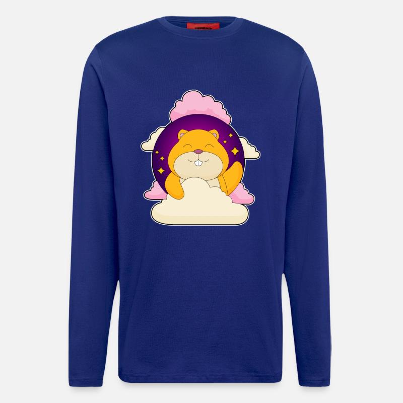 Hamster Clouds - Longsleeve - made by SPREAD - Iconic Blue