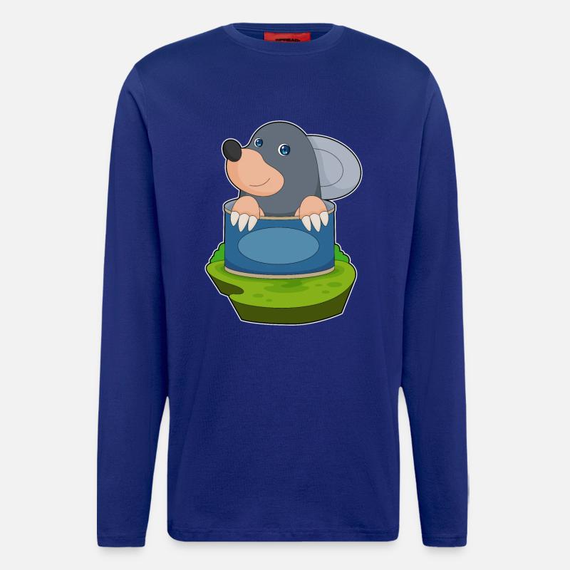 Mole Tin - Longsleeve - made by SPREAD - Iconic Blue