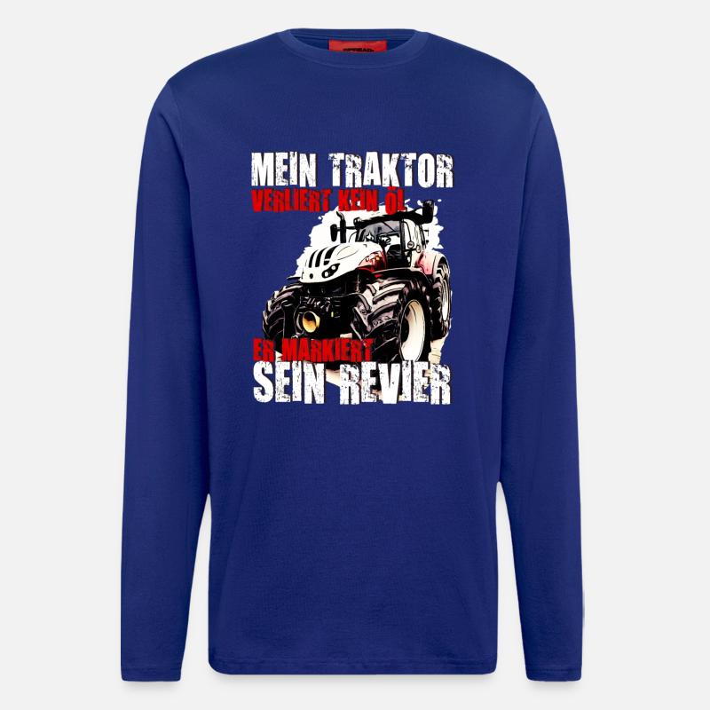 Steyr Tractor Saying - Longsleeve - made by SPREAD - Iconic Blue