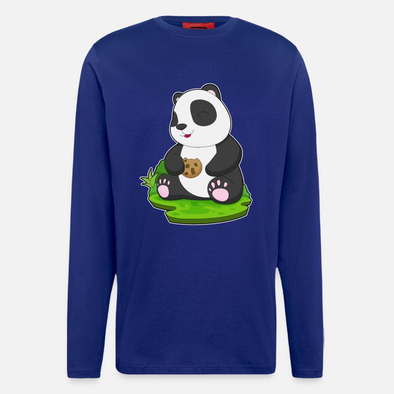 Panda Cookie - Longsleeve - made by SPREAD  - Iconic Blue