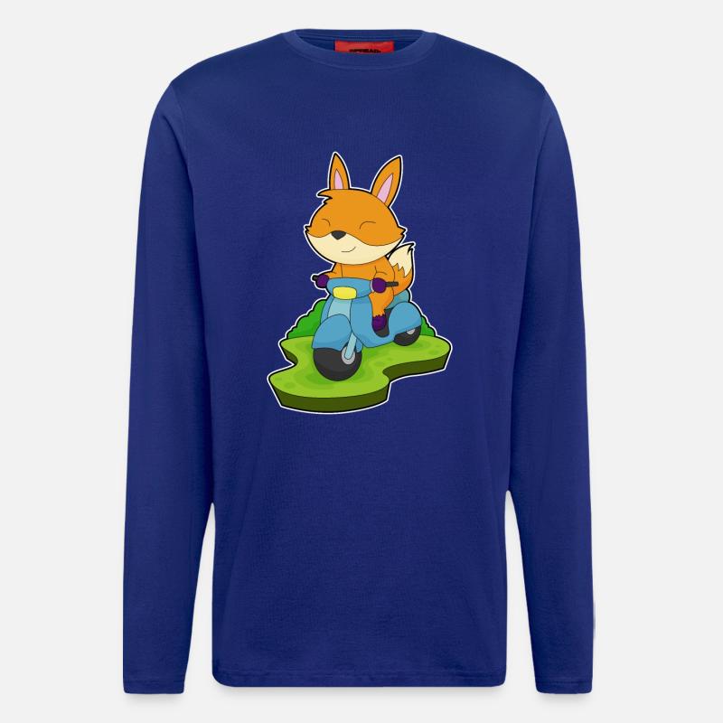Fuchs Scooter - Longsleeve - made by SPREAD  - Iconic Blue