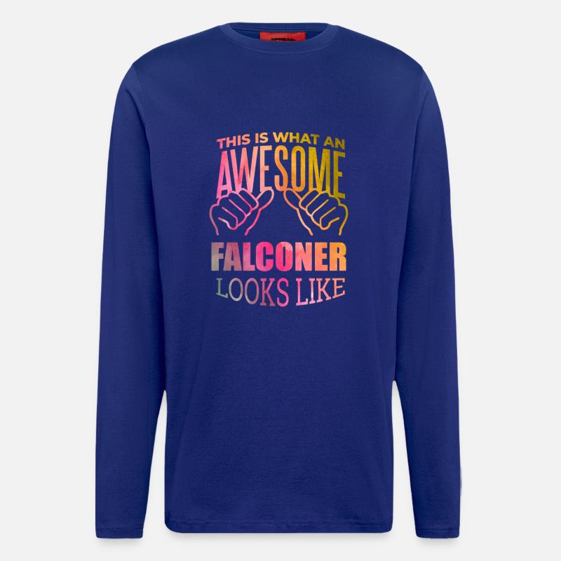 Falknerei - Langarmshirt - made by SPREAD  - Iconic Blue