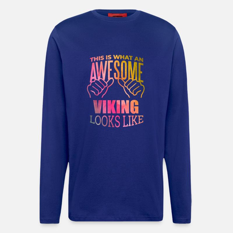 Wikinger - Langarmshirt - made by SPREAD  - Iconic Blue