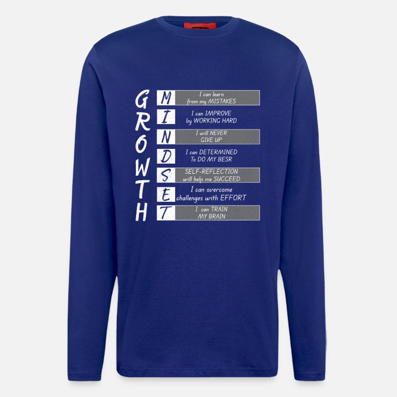 WACHSTUM MINIMUM - Langarmshirt - made by SPREAD  - Iconic Blue