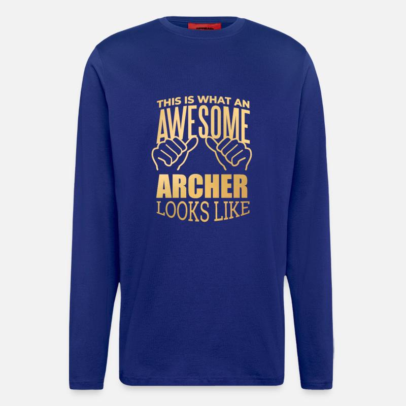 Bogenschießen - Langarmshirt - made by SPREAD  - Iconic Blue