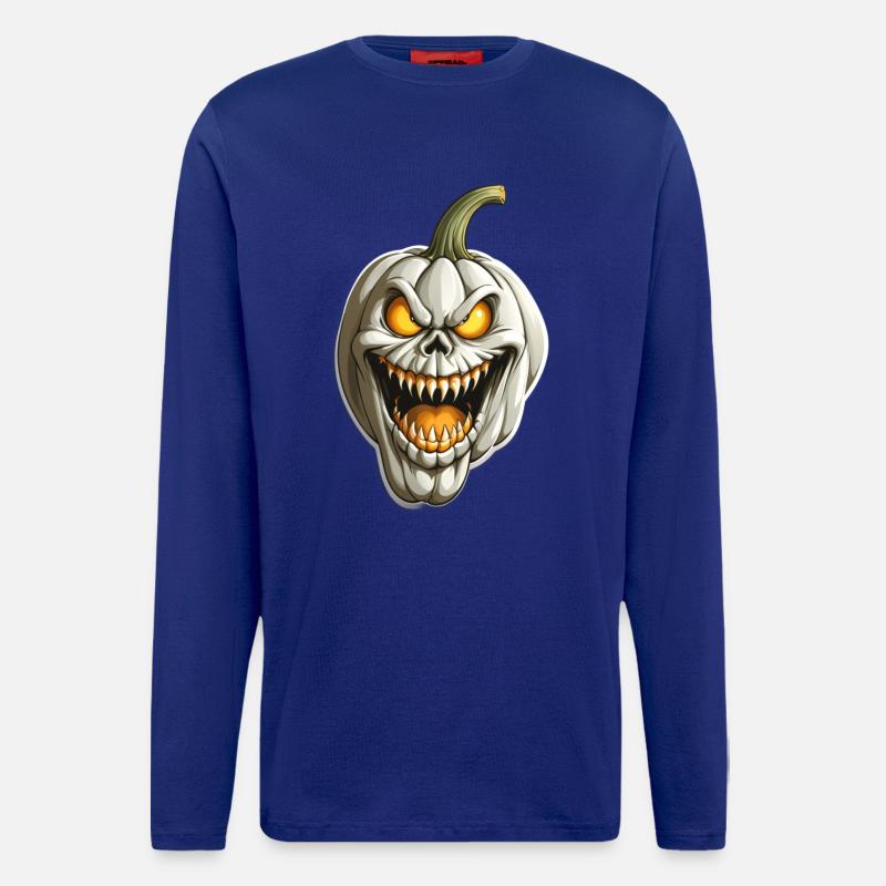 Spooky Pumpkin Clown - Longsleeve - made by SPREAD  - Iconic Blue