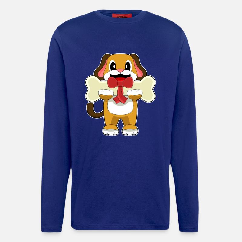 Dog Bones - Longsleeve - made by SPREAD  - Iconic Blue