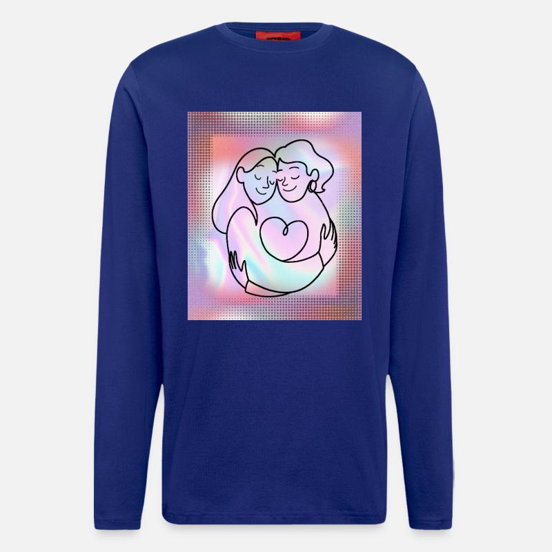 Lieblingsmensch-Mutter-Tochter-Schwester-Freundin - Langarmshirt - made by SPREAD  - Iconic Blue