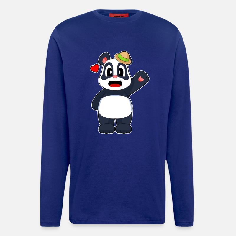 Panda Hat - Longsleeve - made by SPREAD  - Iconic Blue