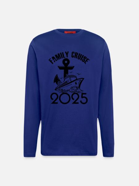 Family cruise 2025 - Longsleeve - made by SPREAD  - Iconic Blue